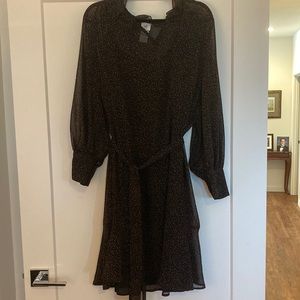 Cabi XXL Long Sleeve Floral Dress